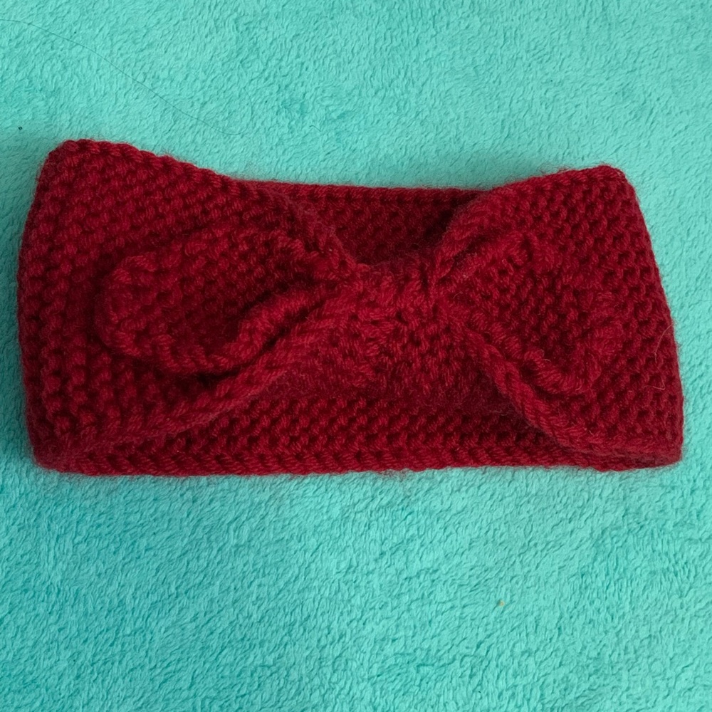 Red Bow Headband One size fit